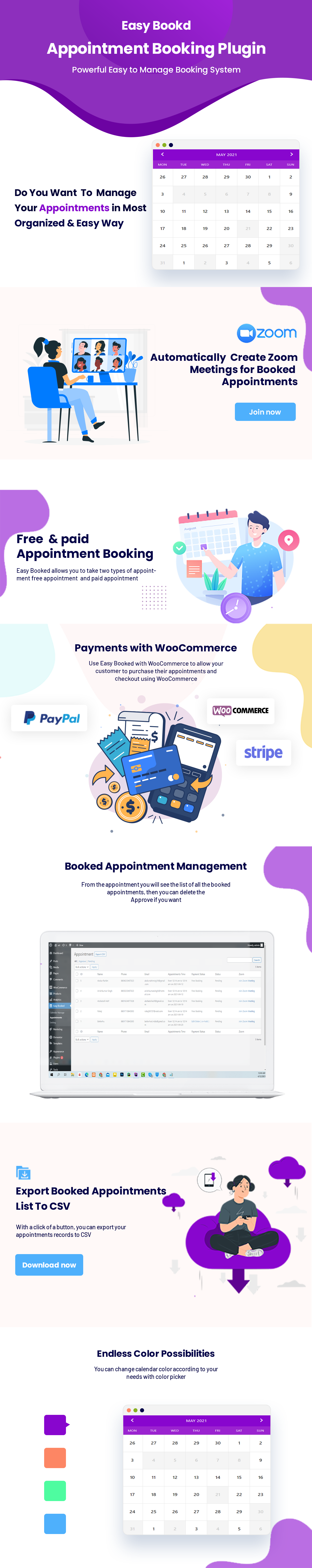 Easy Booked - Appointment Booking and Scheduling Management System for WordPress